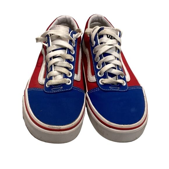 Vans Old Skool BMX Checker Red Blue - Picture 4 of 7